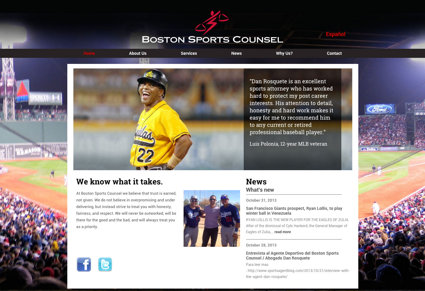 Boston Sports Council home page 2