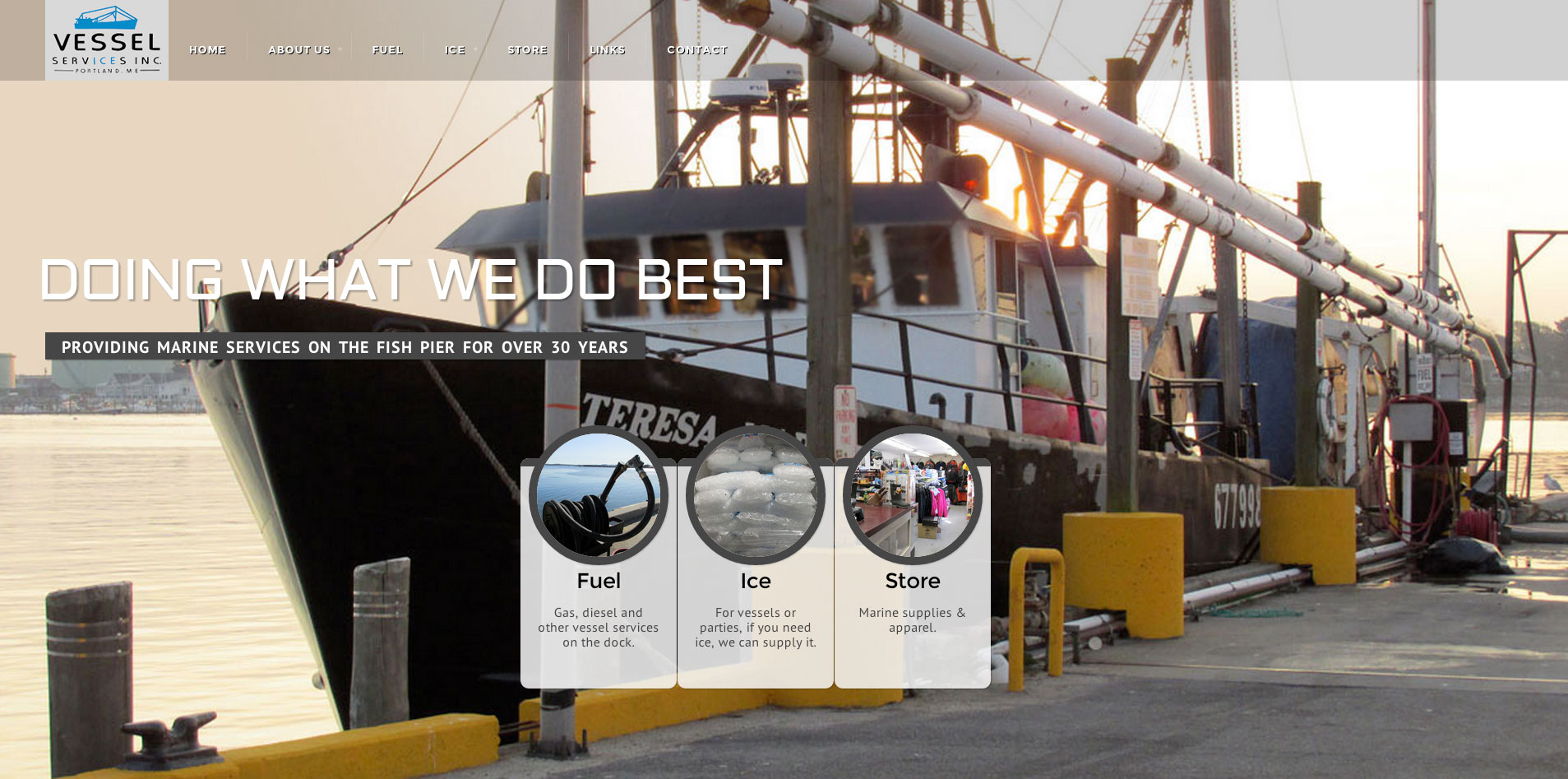 Vessel Services Website Home Page 3